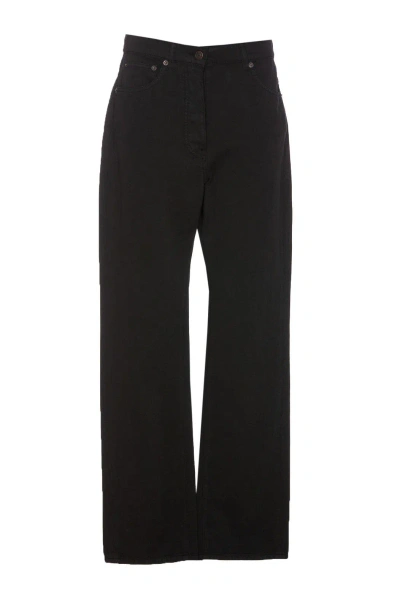 The Row Straight-leg Jeans In Blk