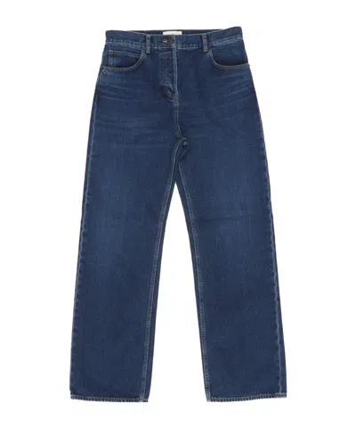 The Row Straight Leg Jeans In Blue