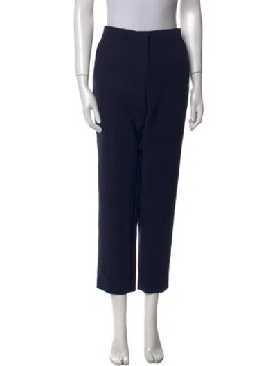 Pre-owned The Row Straight Leg Pants In Black