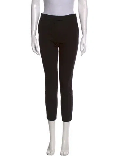 Pre-owned The Row Straight Leg Pants In Black