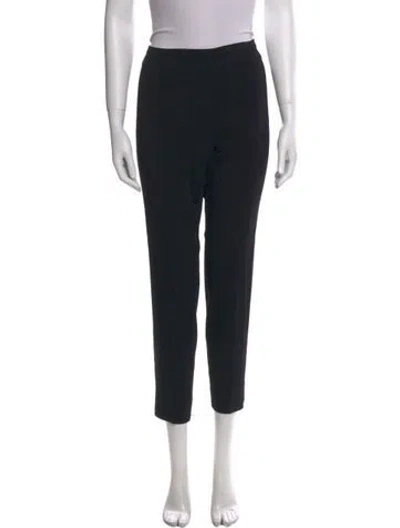 Pre-owned The Row Straight Leg Pants In Black