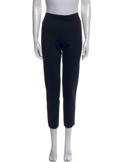 Pre-owned The Row Straight Leg Pants In Black