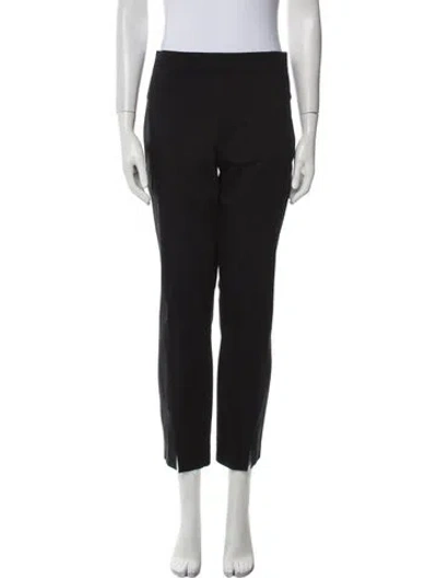 Pre-owned The Row Straight Leg Pants In Black