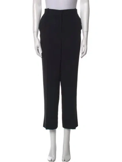 Pre-owned The Row Straight Leg Pants In Black