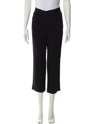 Pre-owned The Row Straight Leg Pants In Black