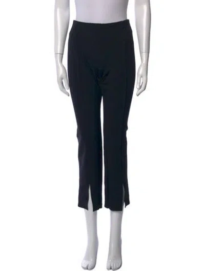 Pre-owned The Row Straight Leg Pants In Black