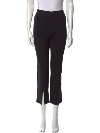 Pre-owned The Row Straight Leg Pants In Black