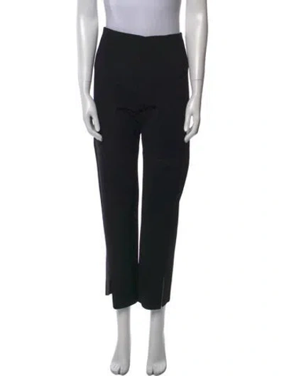 Pre-owned The Row Straight Leg Pants In Black
