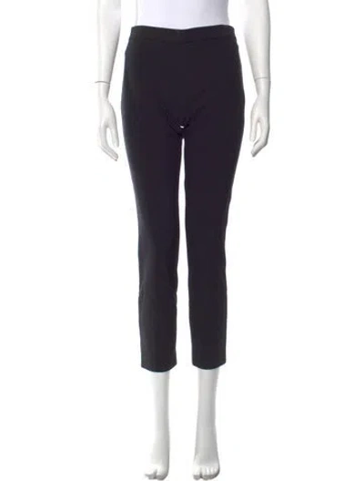 Pre-owned The Row Straight Leg Pants In Black
