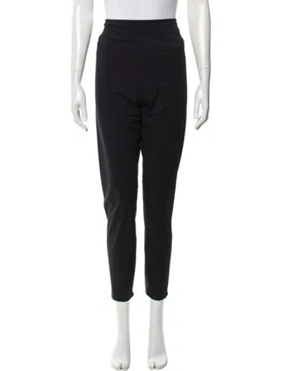 Pre-owned The Row Straight Leg Pants In Black