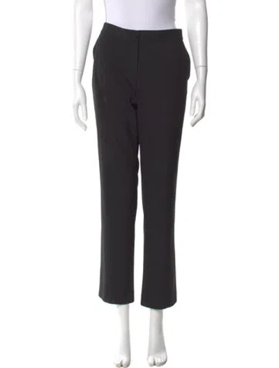 Pre-owned The Row Straight Leg Pants In Black