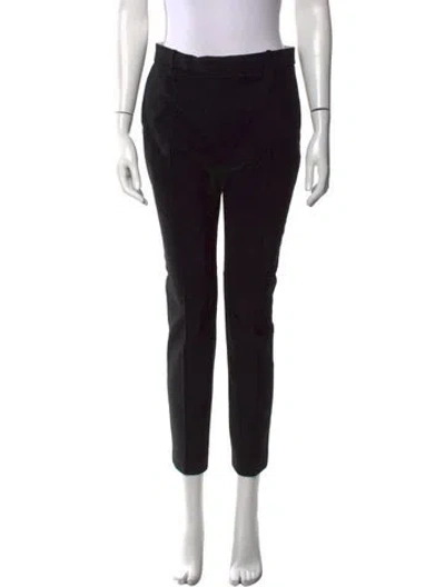 Pre-owned The Row Straight Leg Pants In Black