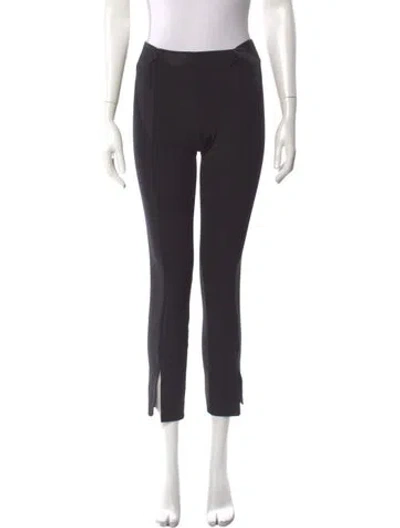 Pre-owned The Row Straight Leg Pants In Black