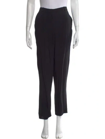 Pre-owned The Row Straight Leg Pants In Black