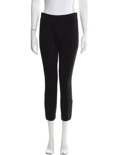 Pre-owned The Row Straight Leg Pants In Black