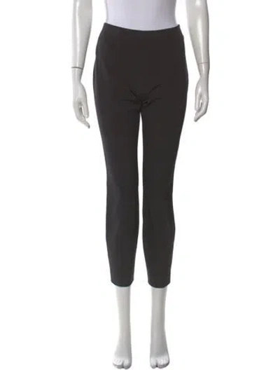 Pre-owned The Row Straight Leg Pants In Black
