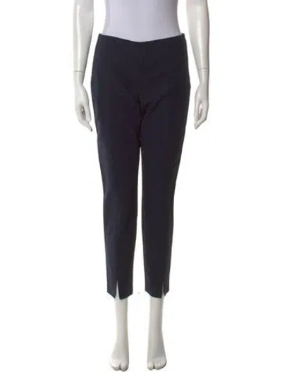 Pre-owned The Row Straight Leg Pants In Black