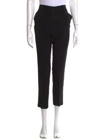 Pre-owned The Row Straight Leg Pants In Black