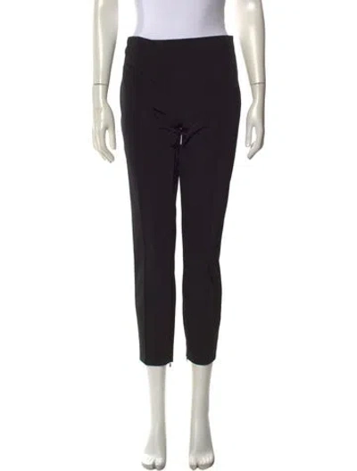 Pre-owned The Row Straight Leg Pants In Black