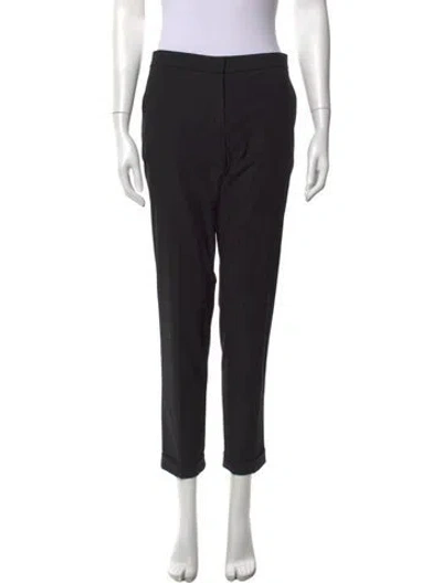Pre-owned The Row Straight Leg Pants In Black