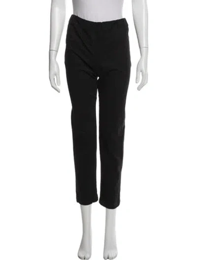 Pre-owned The Row Straight Leg Pants In Black