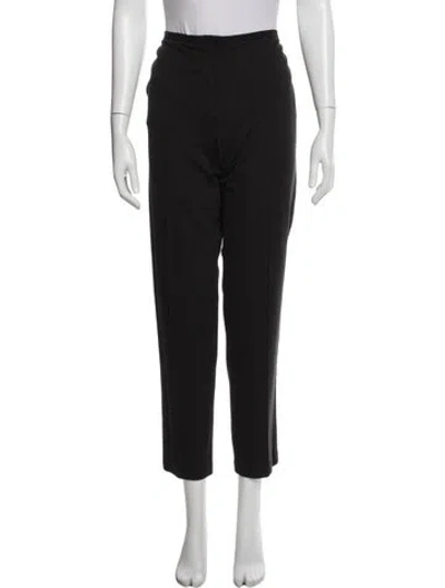 Pre-owned The Row Straight Leg Pants In Black