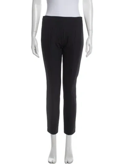 Pre-owned The Row Straight Leg Pants In Black