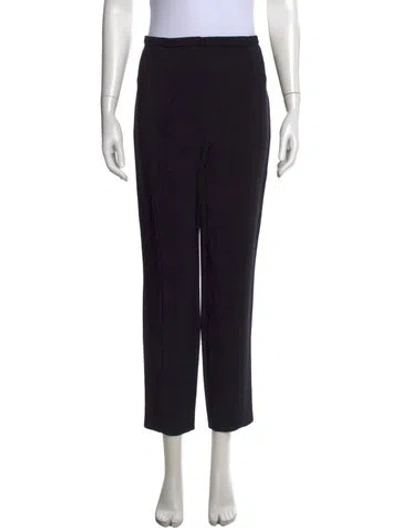 Pre-owned The Row Straight Leg Pants In Black