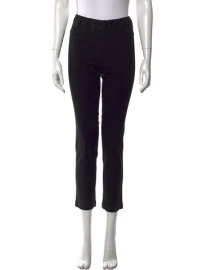 Pre-owned The Row Straight Leg Pants In Black