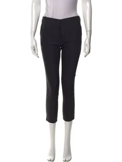 Pre-owned The Row Straight Leg Pants In Black
