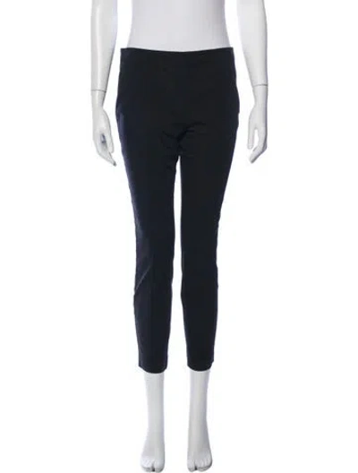 Pre-owned The Row Straight Leg Pants In Black