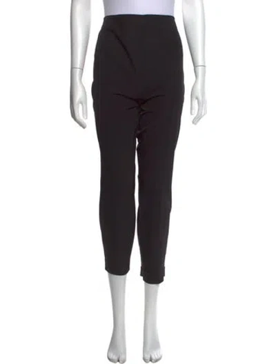 Pre-owned The Row Straight Leg Pants In Black