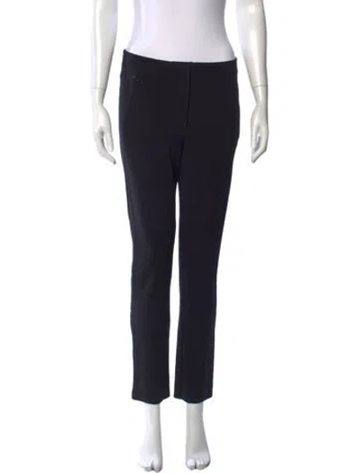 Pre-owned The Row Straight Leg Pants In Black