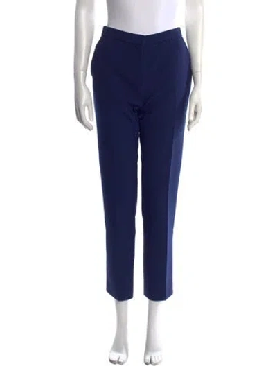 Pre-owned The Row Straight Leg Pants In Blue
