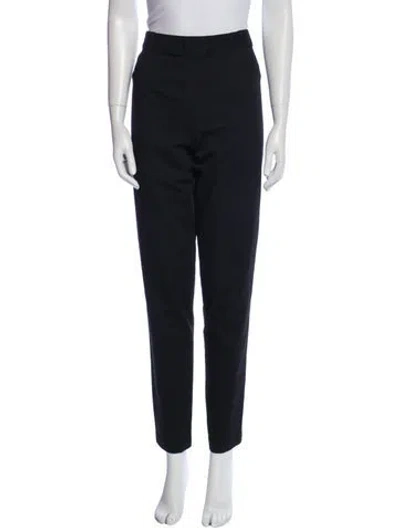 Pre-owned The Row Straight Leg Pants In Blue