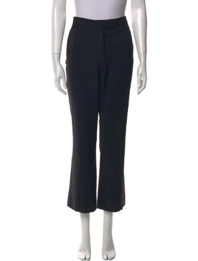 Pre-owned The Row Straight Leg Pants In Blue