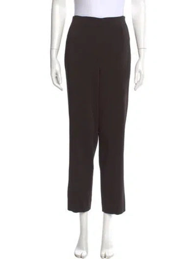 Pre-owned The Row Straight Leg Pants In Brown