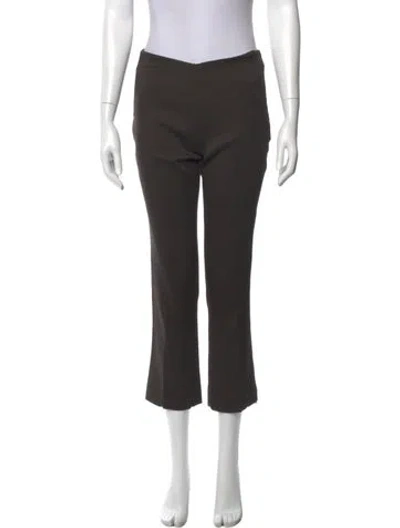 Pre-owned The Row Straight Leg Pants In Brown
