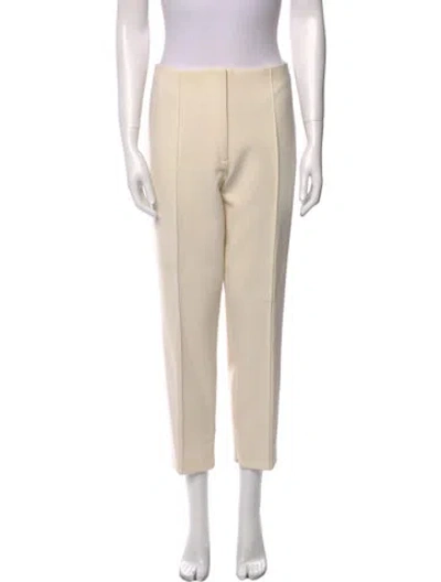 Pre-owned The Row Straight Leg Pants In Neutral