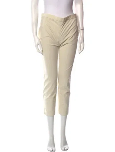 Pre-owned The Row Straight Leg Pants In Neutral