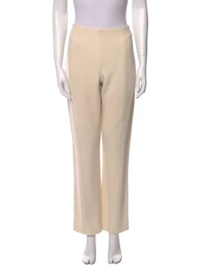 Pre-owned The Row Straight Leg Pants In Neutral
