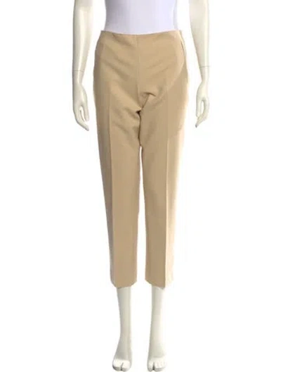 Pre-owned The Row Straight Leg Pants In Neutral