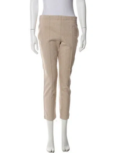 Pre-owned The Row Straight Leg Pants In Neutral