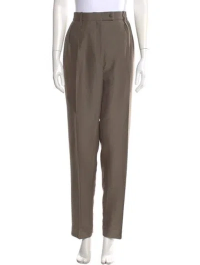 Pre-owned The Row Straight Leg Pants In Neutral