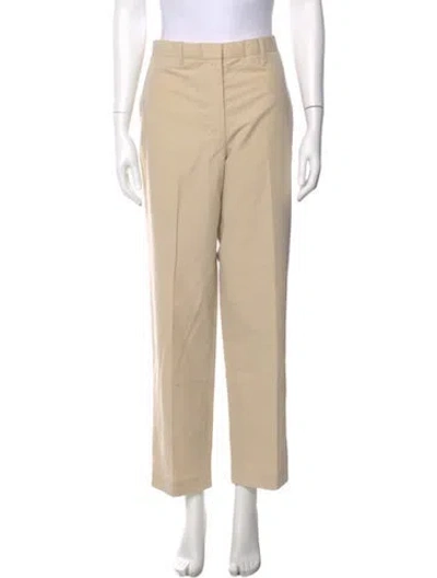 Pre-owned The Row Straight Leg Pants In Neutral