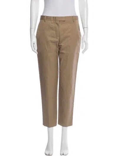 Pre-owned The Row Straight Leg Pants In Neutral