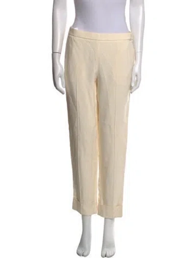 Pre-owned The Row Straight Leg Pants In Neutral