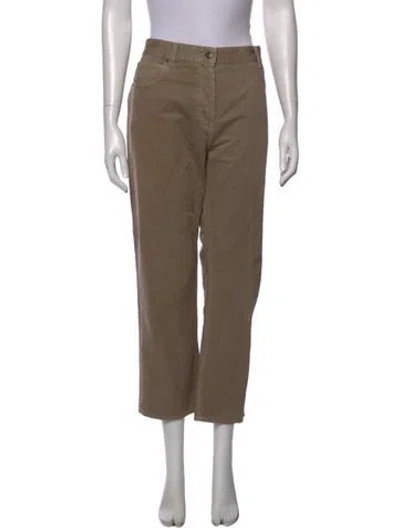 Pre-owned The Row Straight Leg Pants In Neutral
