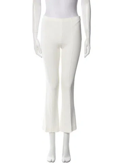 Pre-owned The Row Straight Leg Pants In White