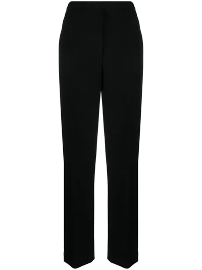 The Row Straight-leg Tailored Trousers In Black
